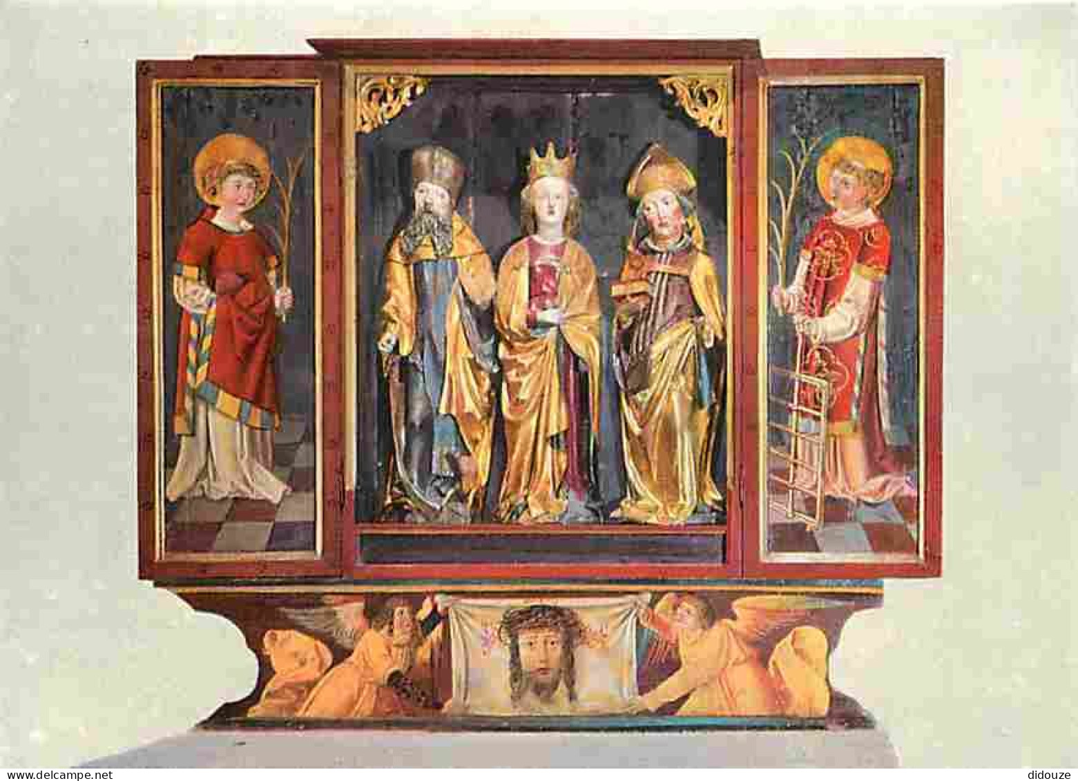 Art - Art Religieux - Detwang Bei Rothenburg - St Peter Und Paulskirche - CPM - Voir Scans Recto-Verso - Tableaux, Vitraux Et Statues