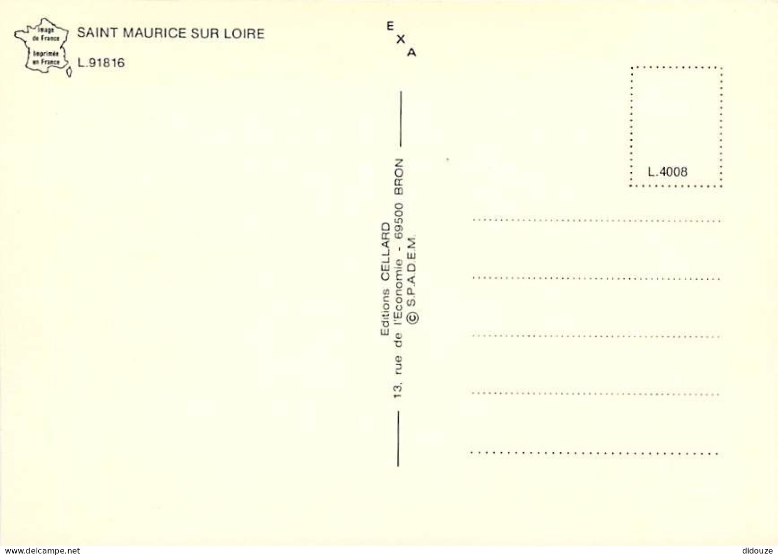 42 - Saint Maurice Sur Loire - Vue Générale Aérienne - Carte Neuve - CPM - Voir Scans Recto-Verso - Other & Unclassified