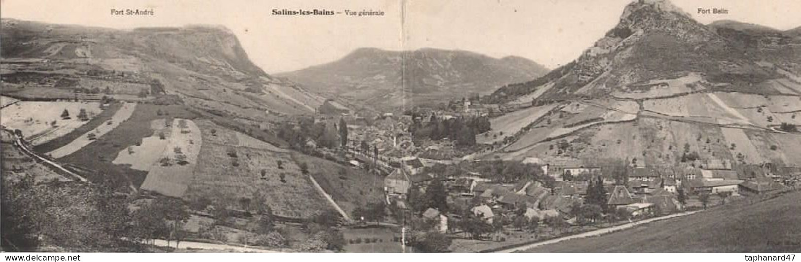 . 39 . SALINS-les-BAINS . Vue Générale . (Fort Belin, Fort St-André). - Autres & Non Classés