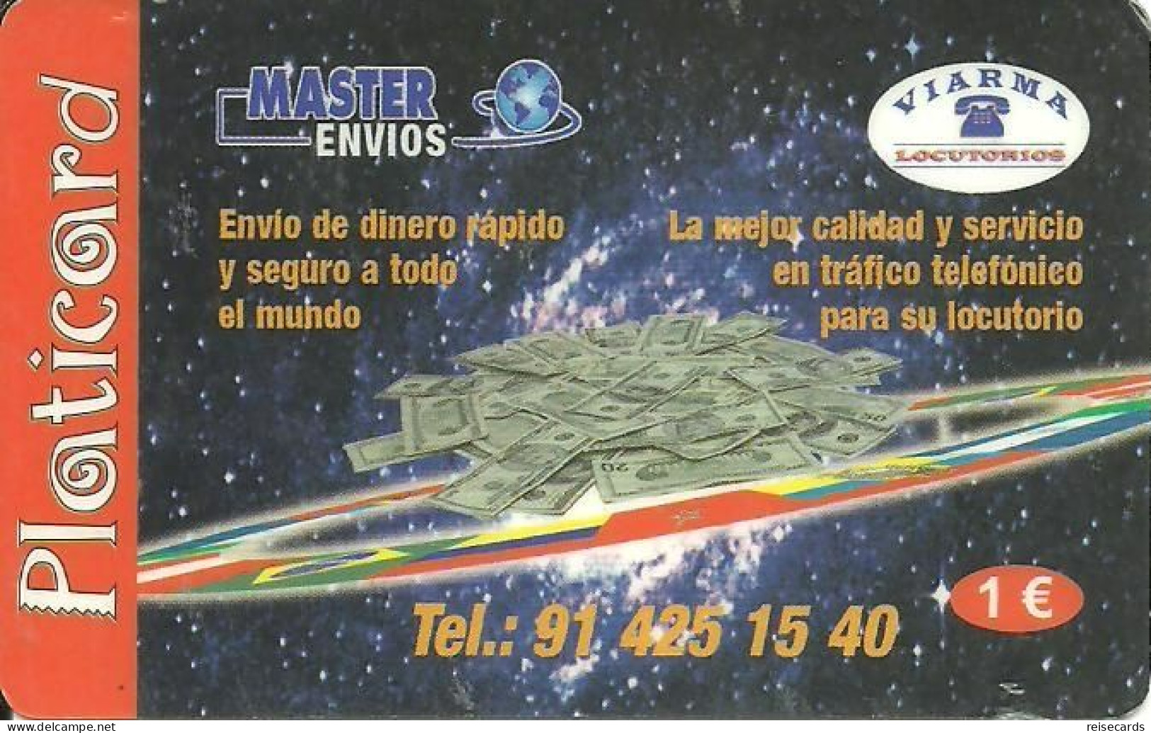 Spain: Prepaid IDT - Platicard, Master Envios - Other & Unclassified