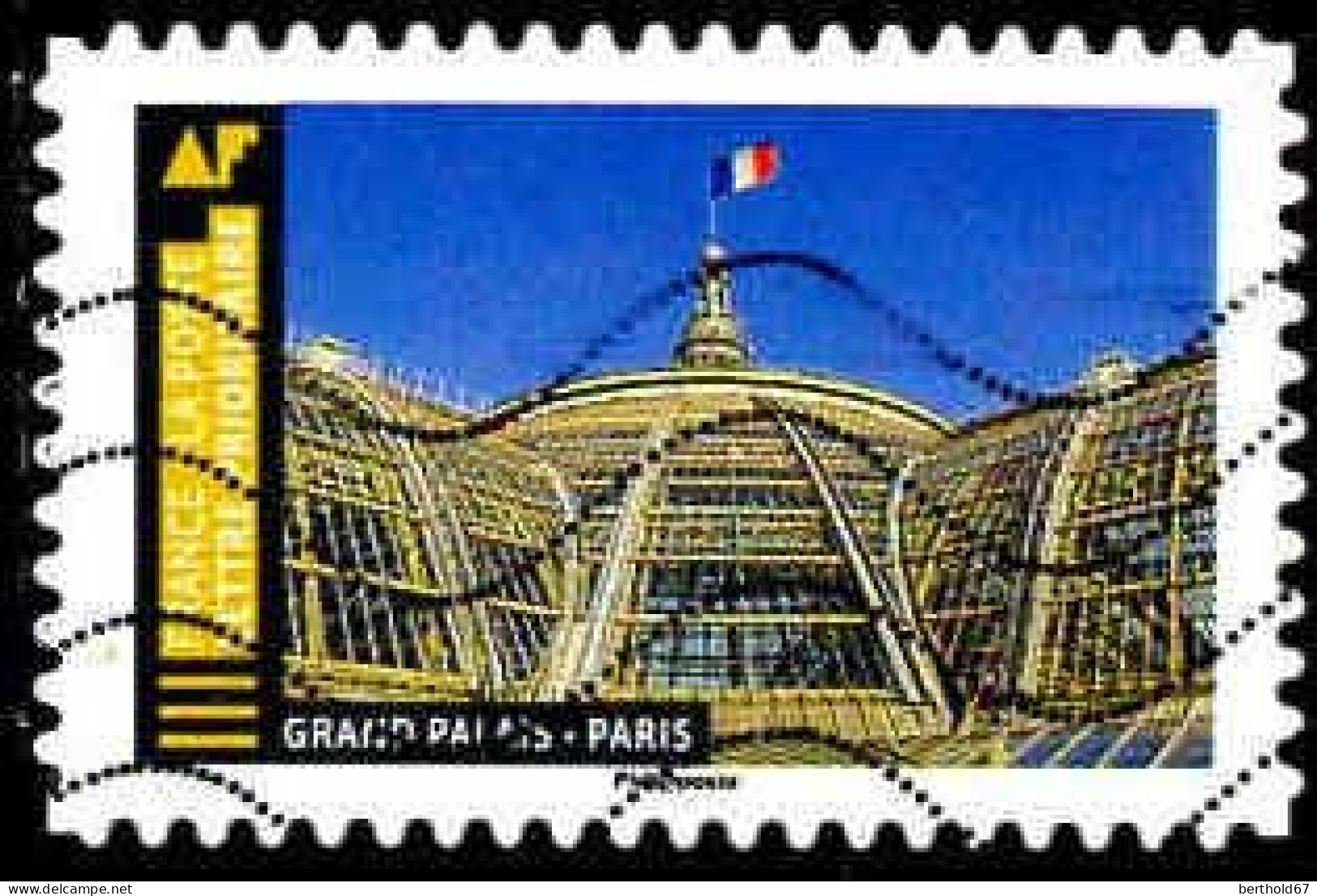 France Poste AA Obl Yv:1673 Mi:7249 Grand Palais Paris (Lign.Ondulées) - Used Stamps
