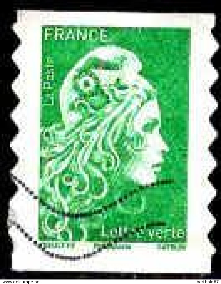 France Poste AA Obl Yv:1598 Mi:7083yBc Marianne L'engagée Phil@poste (Lign.Ondulées) - Used Stamps