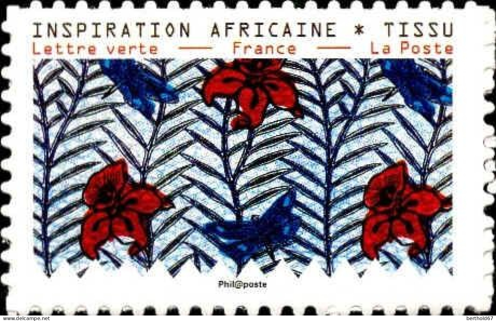 France Poste AA N** Yv:1660A Mi:7231II Inspiration Africaine Tissu - Ungebraucht