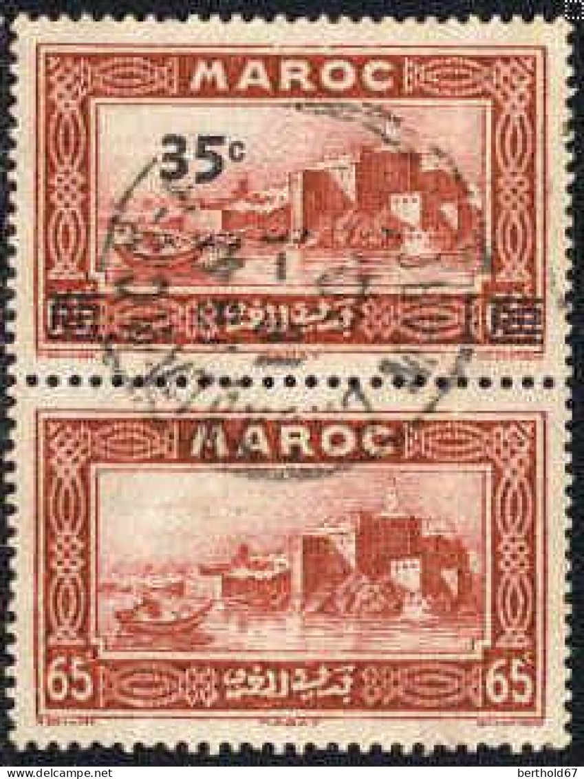 Maroc (Prot.Fr) Poste Obl Yv:161a Mi: Rabat Kasbah Des Oudaïas (TB Cachet Rond) - Oblitérés