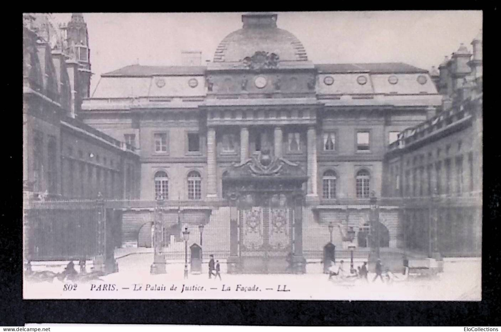 Cp,  75, Paris, Le Palais De Justice, La Façade, Vierge - Other Monuments