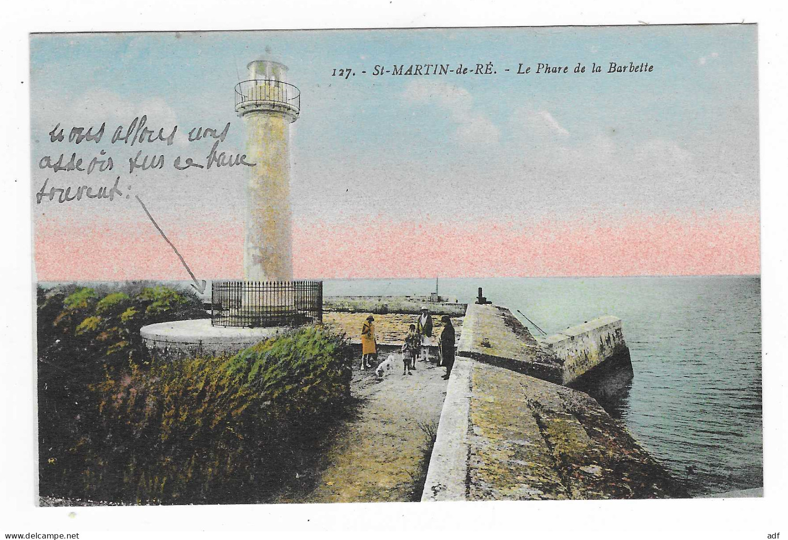 CPA ST SAINT MARTIN DE RE, LE PHARE DE LA BARBETTE, CHARENTE MARITIME 17 - Saint-Martin-de-Ré