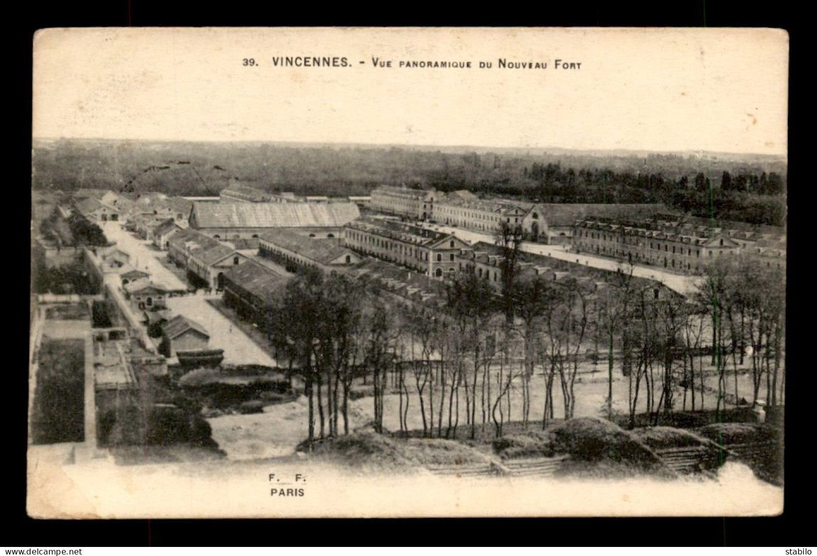 CACHET DU VAGUEMESTRE DE LA BATTERIE DEPOT DU 12EME REGIMENT D'ARTILLERIE A VINCENNES (VAL-DE-MARNE) - 1. Weltkrieg 1914-1918