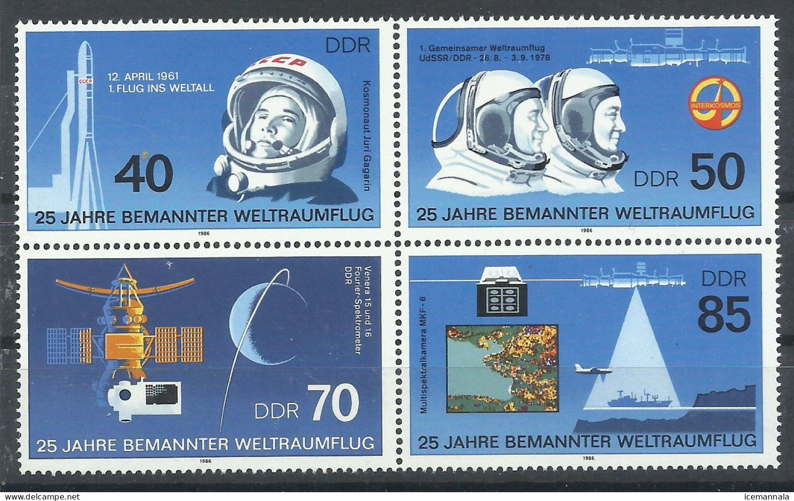 ALEMANIA    ORIENTAL   YVERT  2628/31   MNH  ** - Europe