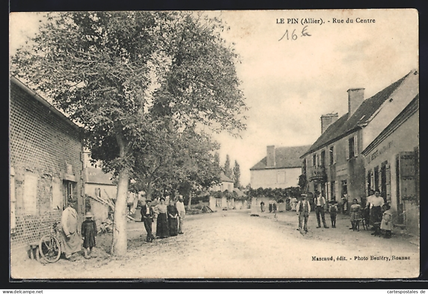 CPA Le Pin, Rue Du Centre  - Sonstige & Ohne Zuordnung