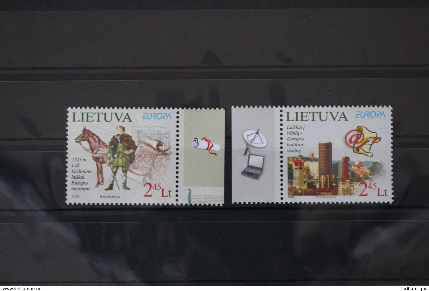 Litauen 970-971 Postfrisch Europa Der Brief #VR966 - Litouwen