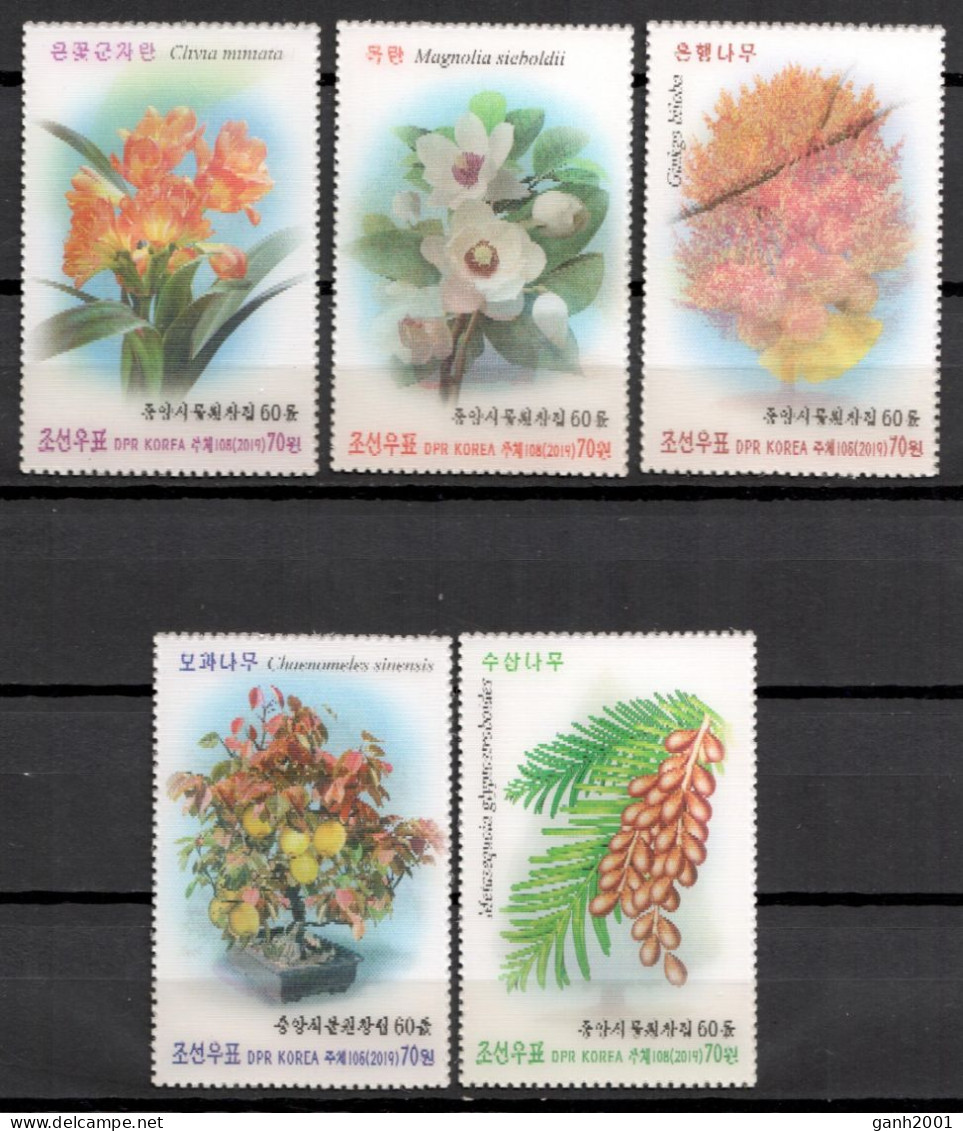 Korea 2019 Corea / Flowers 3D Trees MNH Flores Árboles Blumen Bäume Fleurs Arbres / Cu19015  7-25 - Altri & Non Classificati