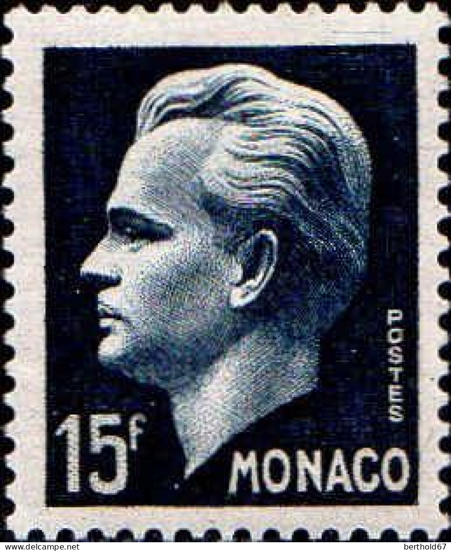 Monaco Poste N** Yv: 367 Mi:425 Rainier III (Petit Def.gomme) - Nuevos