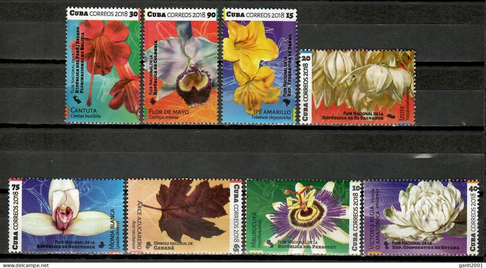 Cuba 2018 / Flowers MNH Blumen Flores Fleurs / Cu11107  C3-23 - Altri & Non Classificati