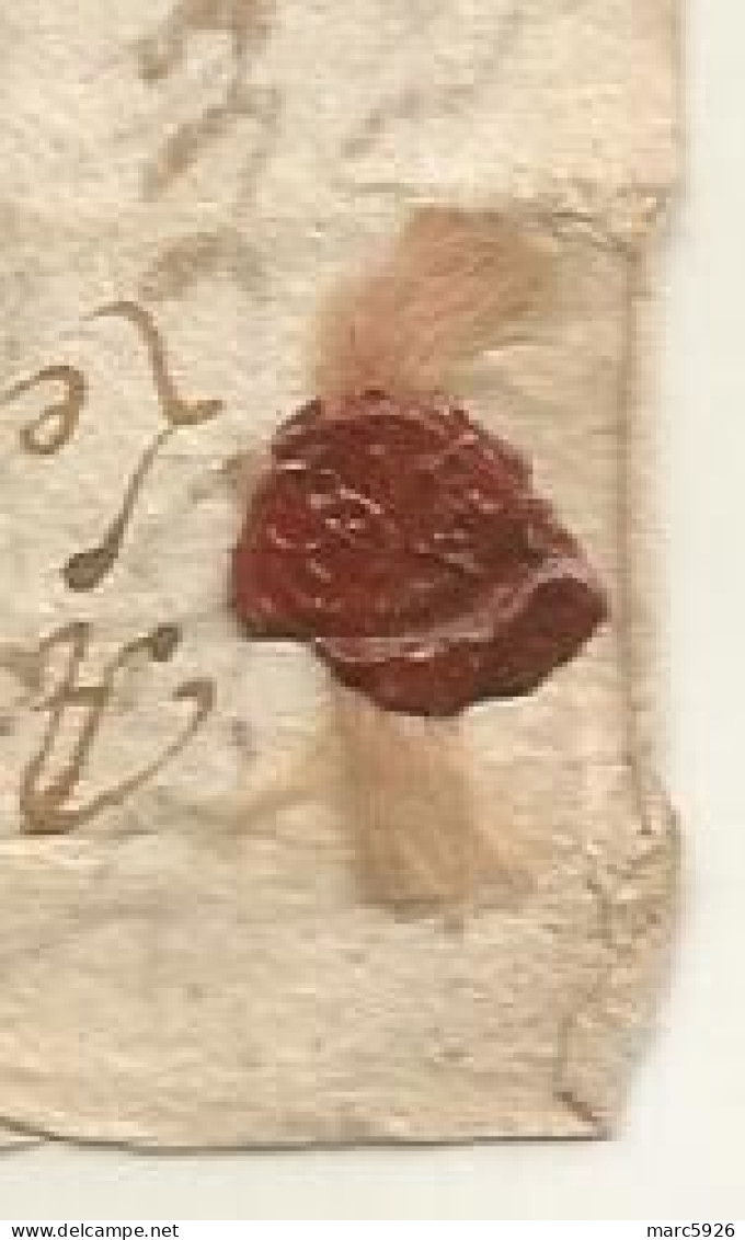 N°2046 ANCIENNE LETTRE DE ELISABETH DE NASSAU AU PRINCE DE SEDAN AVEC CACHET DE CIRE ET RUBAN DATE 1625 - Documenti Storici