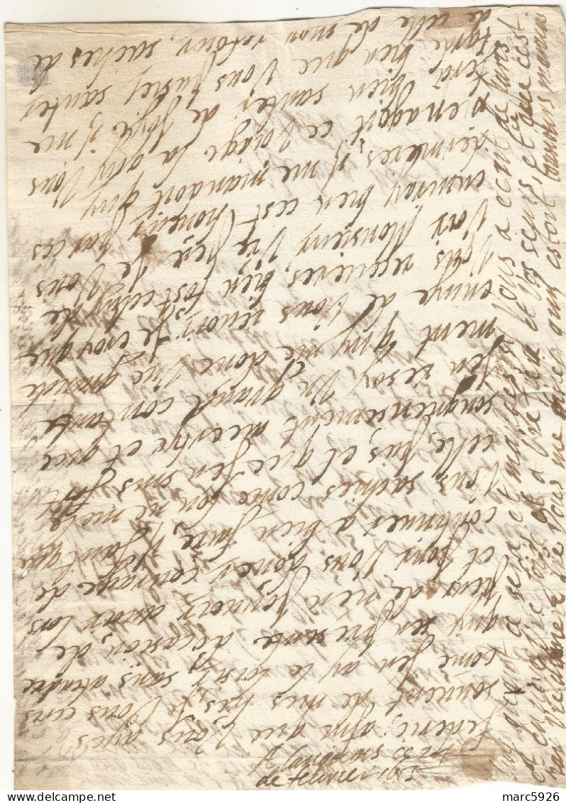 N°2046 ANCIENNE LETTRE DE ELISABETH DE NASSAU AU PRINCE DE SEDAN AVEC CACHET DE CIRE ET RUBAN DATE 1625 - Documenti Storici