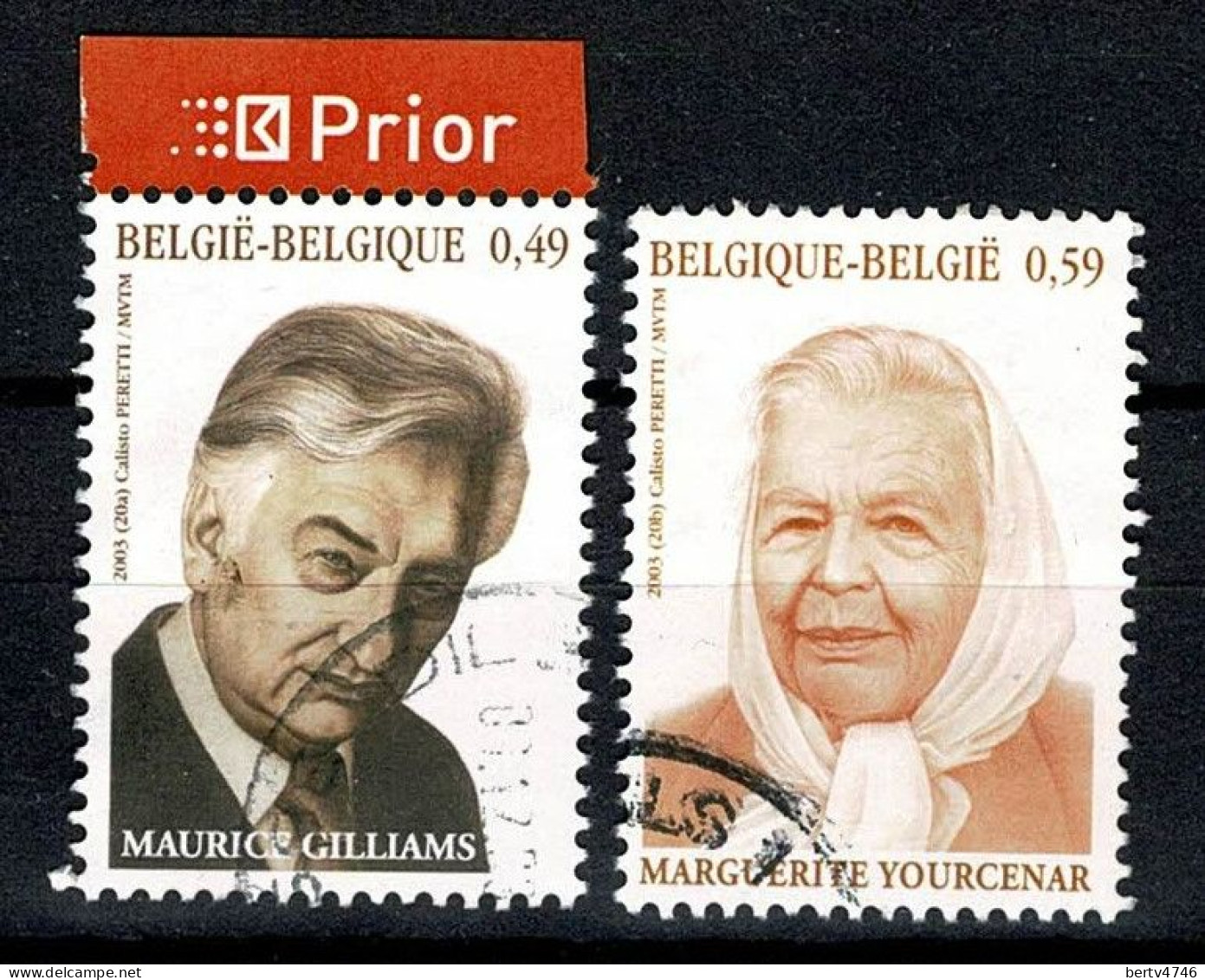 Belg. 2003 - 3221/22, Yv 3210/11 - Oblitérés