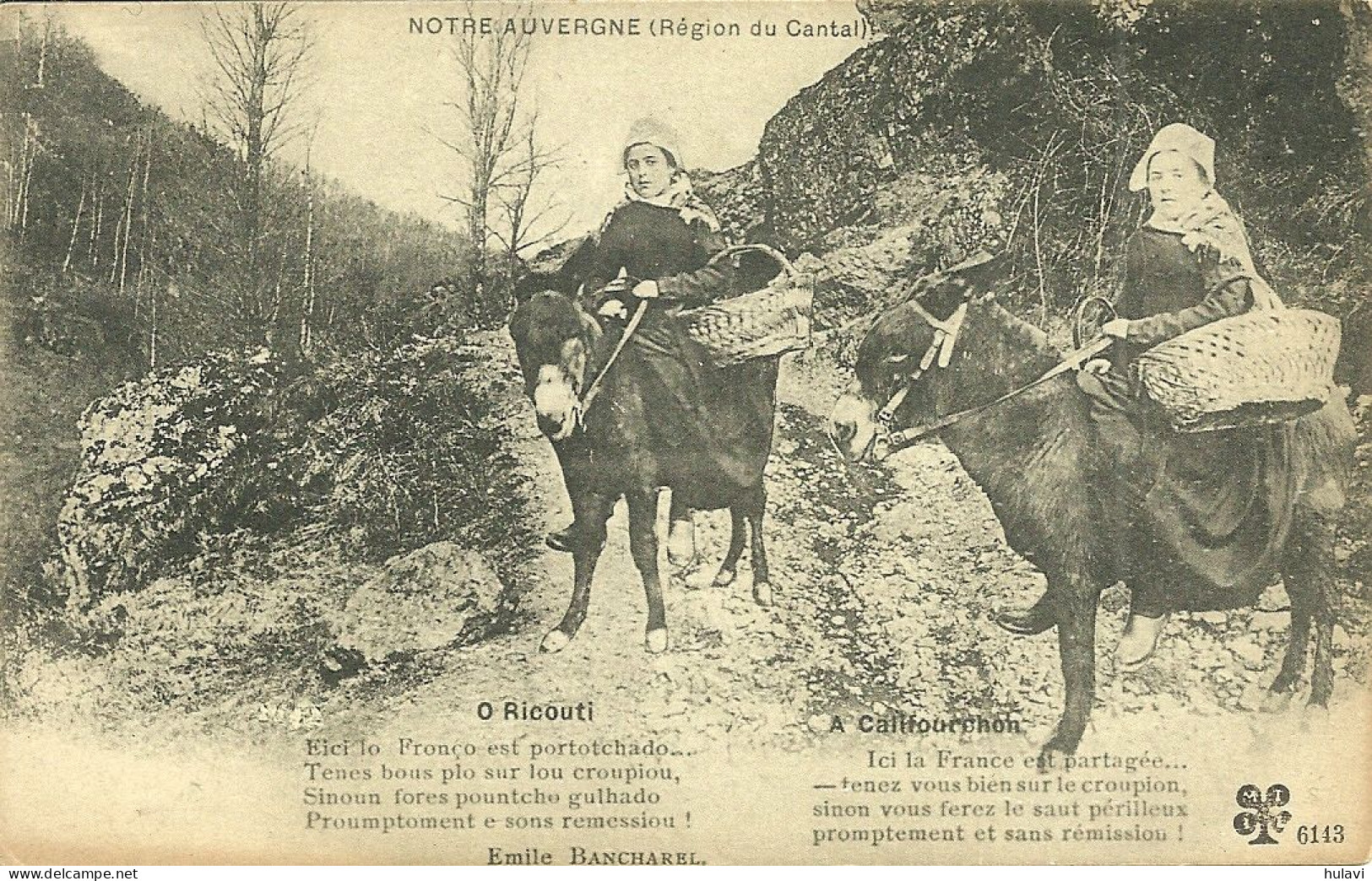 15  NOTRE AUVERGNE - REGION DU CANTAL - RICOUTI - A CALIFOURCHON ..... (ref 8106) - Autres & Non Classés