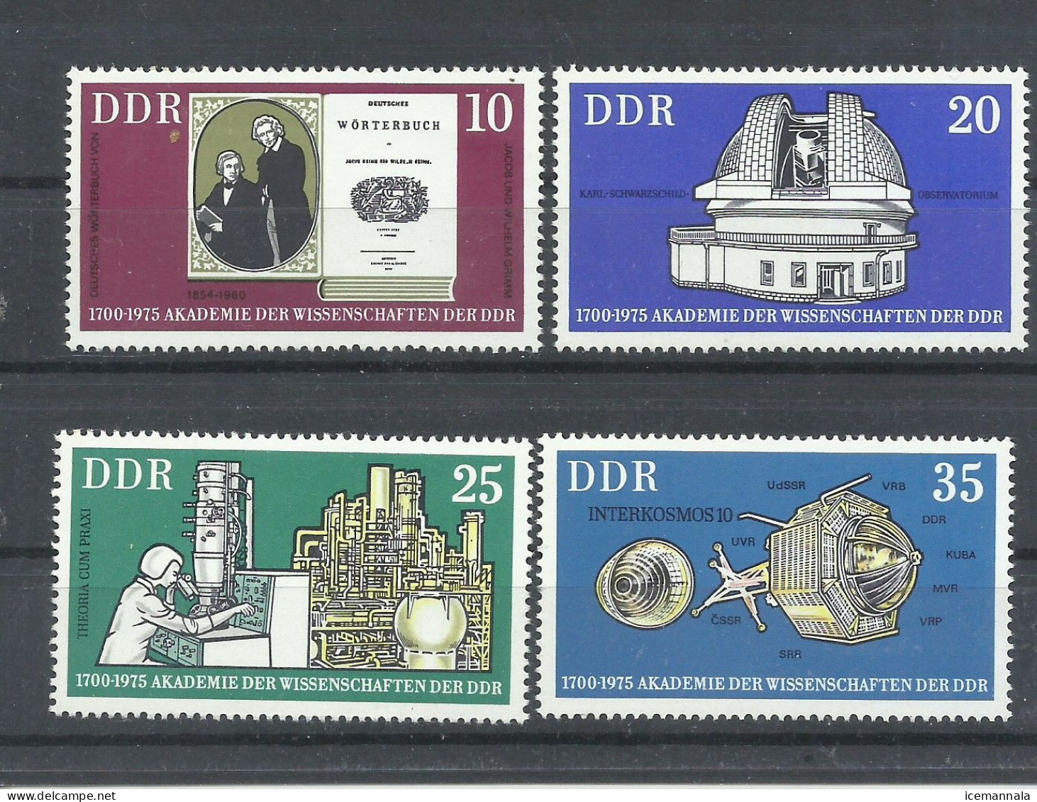 ALEMANIA   ORIENTAL   YVERT  1741/44  MNH  ** - Nuevos