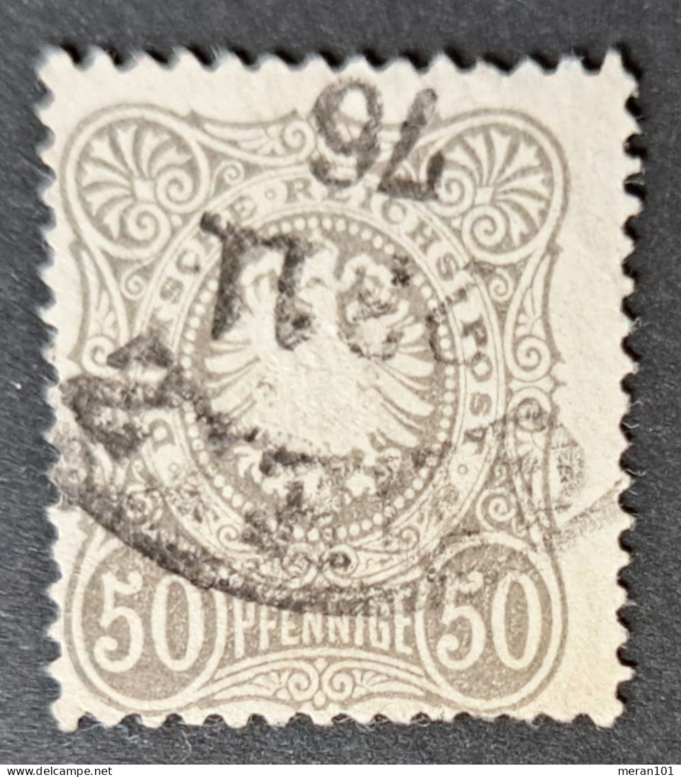 Deutsches Reich 1875, Mi 36a, Gestempelt, Geprüft - Gebraucht