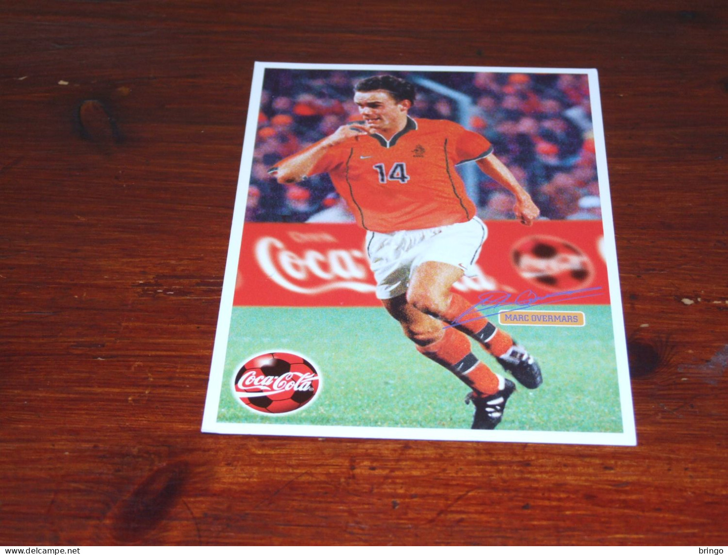 75861-           COCA COLA - MARC OVERMARS - 2 DECEMBER 1970 / ARSENAL - Voetbal