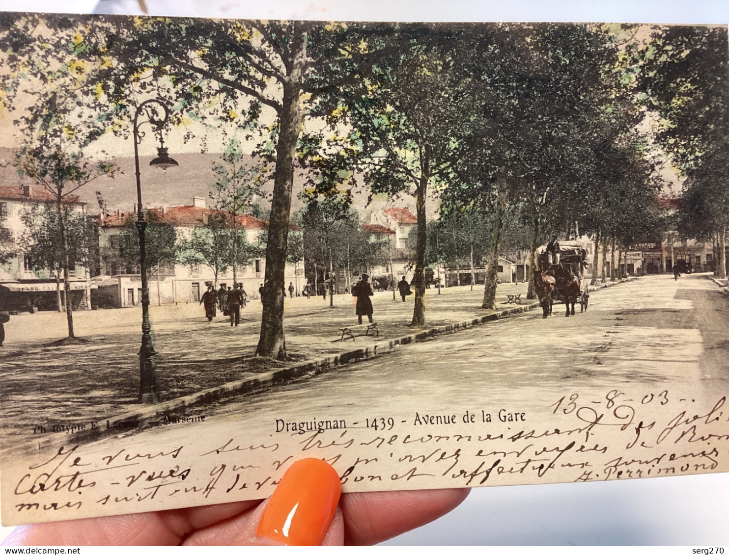 DRAGUIGNAN - Avenue De La Gare - CPA - CP - Carte Postale - Draguignan