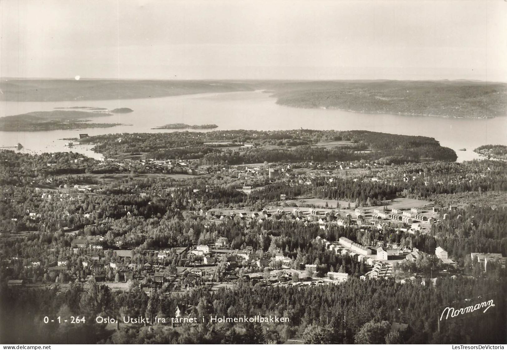 NORVEGE - Oslo - Utsikt Fra Tarnet I Holmenkollbakken - Carte Postale - Norvège