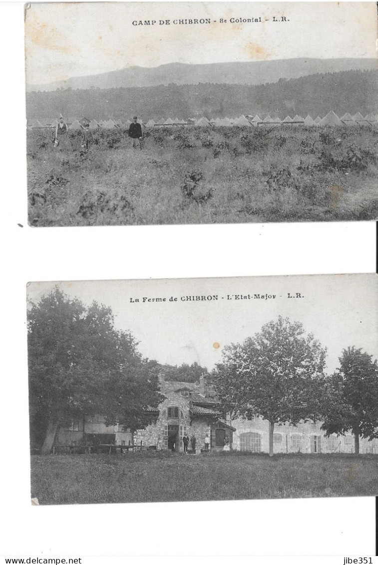 2 Cartes  Sur Le Camp De Chibron Dans Le Var - Other & Unclassified