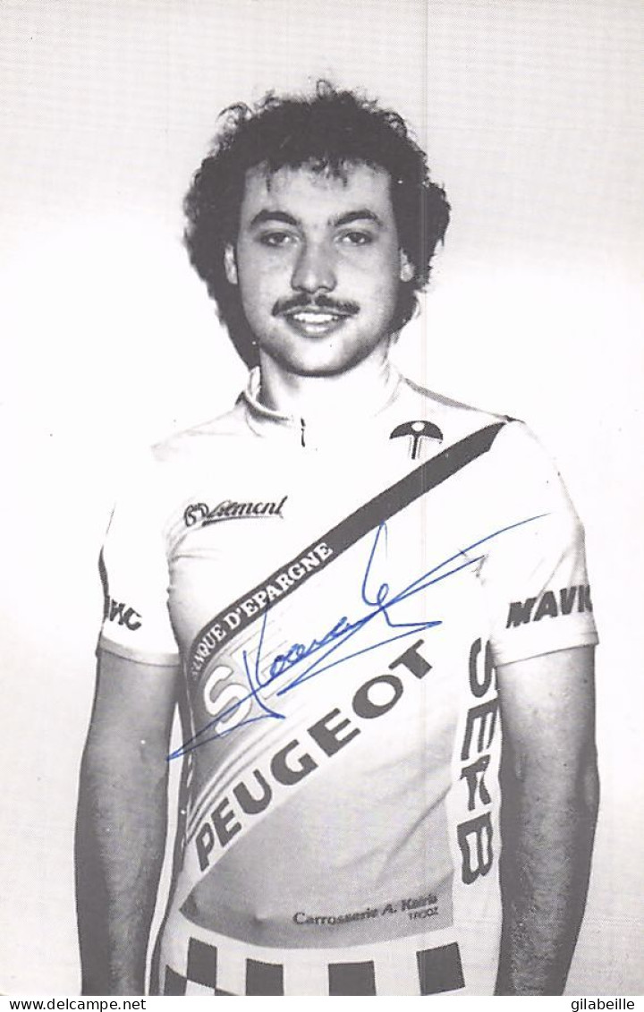 Vélo - Cyclisme -  Coureur Cycliste Belge Jerry Cooman - Team SEFB Peugeot - 1988 - Signé - Radsport