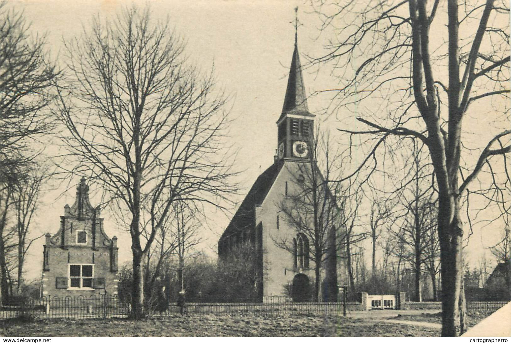 Netherlands Schoorl Oude Raadhuisje En Kerk - Schoorl