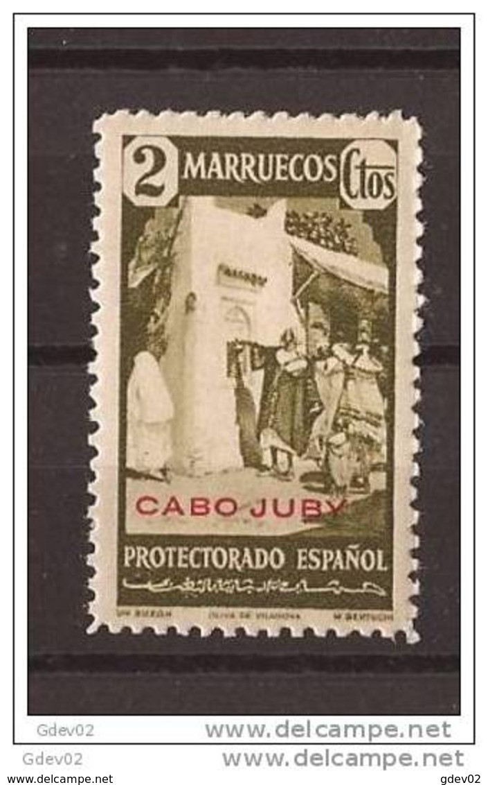 CJ117-LA866-TARQUITOTROS.Maroc Marocco CABO JUBY.Sellos De Marruecos.1940.(Ed 117**) Sin Charnela.LUJO. - Other & Unclassified
