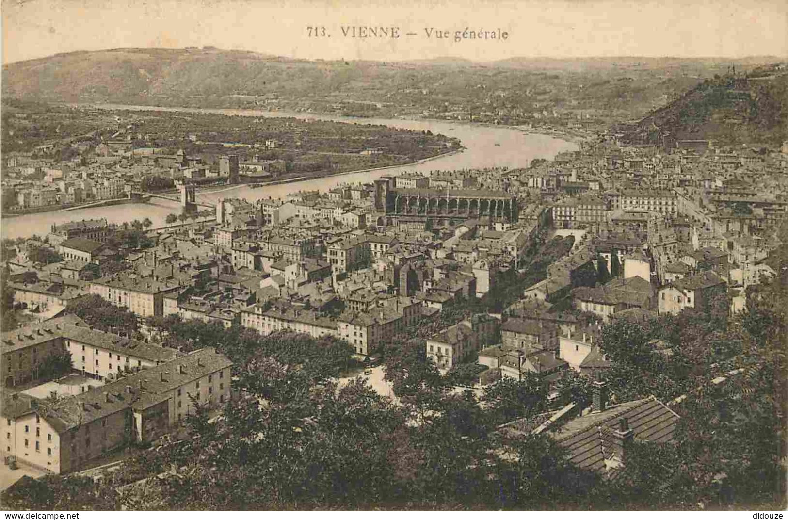 38 - Vienne - Vue Générale Aérienne - Correspondance - CPA - Voir Scans Recto-Verso - Vienne