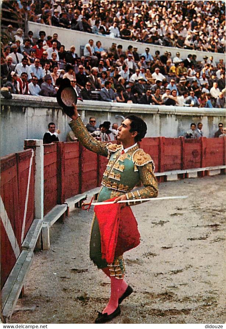 Corrida - Le Brindis - Geste De Courtoisie à L'égard Des Spectateurs - Flamme Postale Du Salon De L'Auto 1971 - CPM - Vo - Corrida