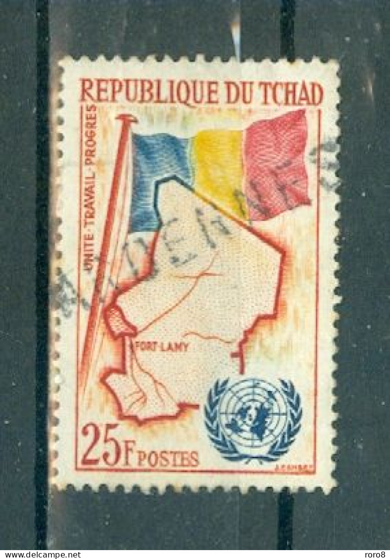 TCHAD - N°64 Oblitéré. -  Admission Du Tchad Aux Nations Unies. - Used Stamps