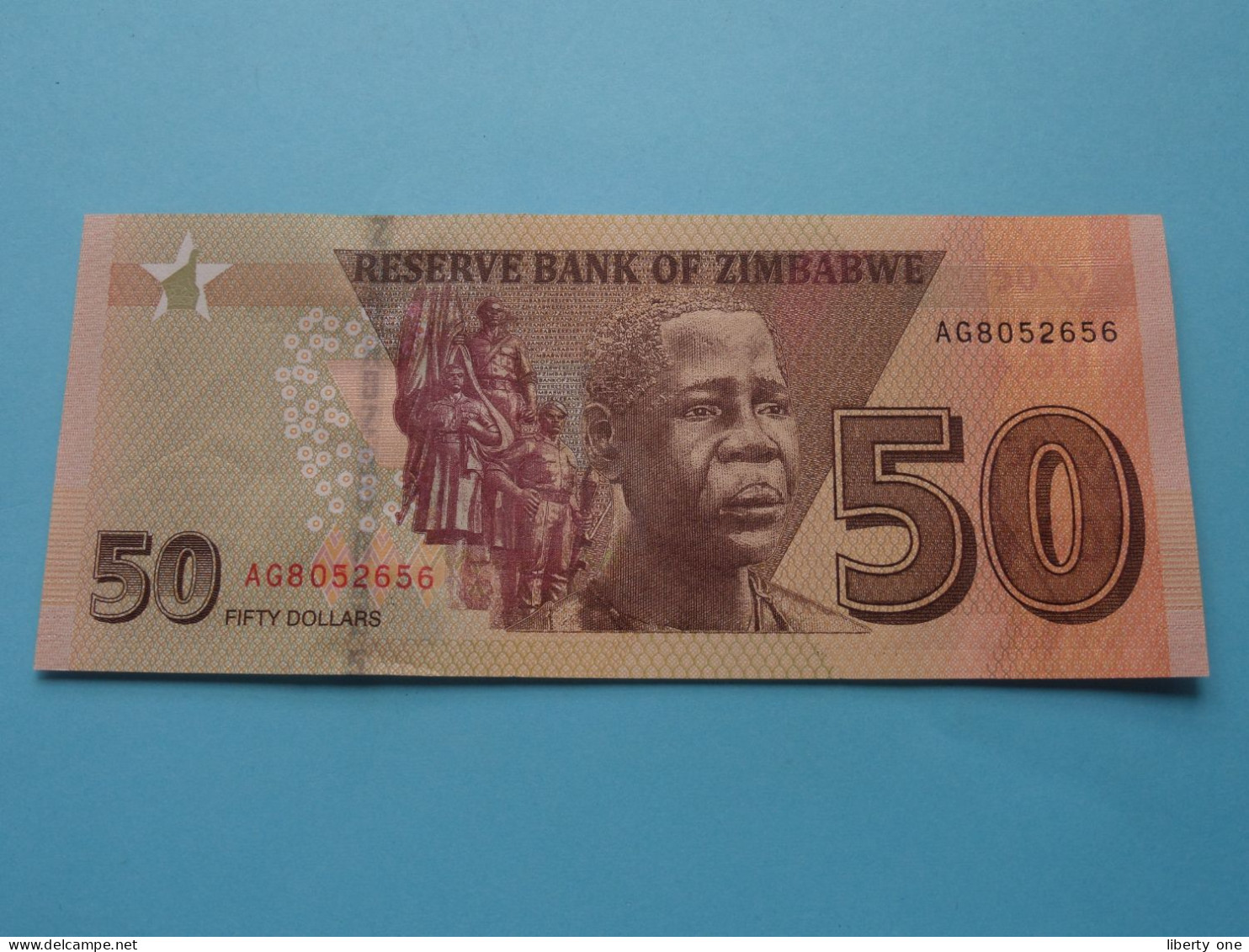 50 - Fifty Dollars - 2020 ( For Grade, Please See Photo ) UNC > ZIMBABWE ! - Zimbabwe