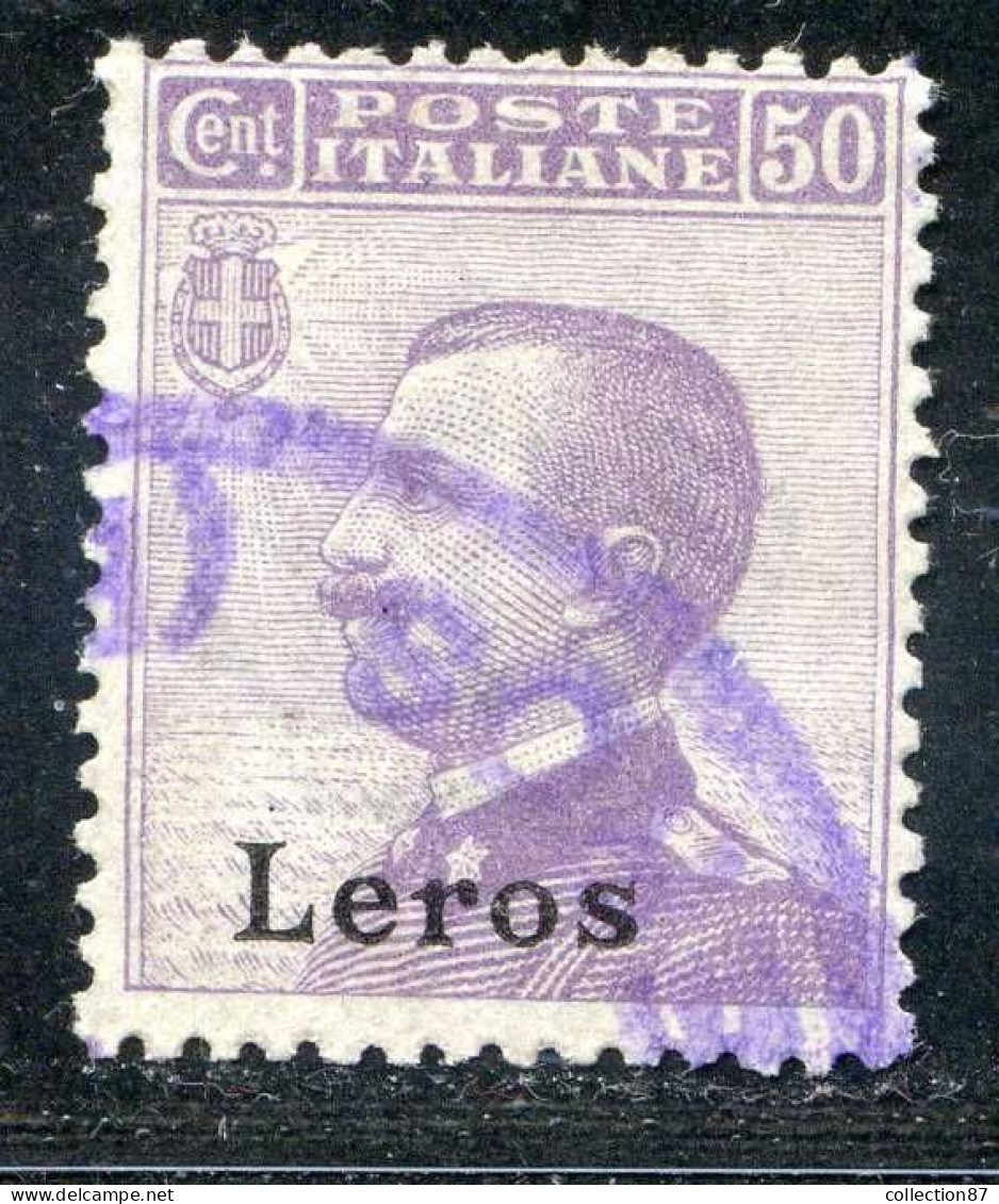 REF094 > ITALIE  LERO EGÉE < Yv N° 8 Ø Oblitéré Dos Visible -- Used Ø - Ägäis (Lero)