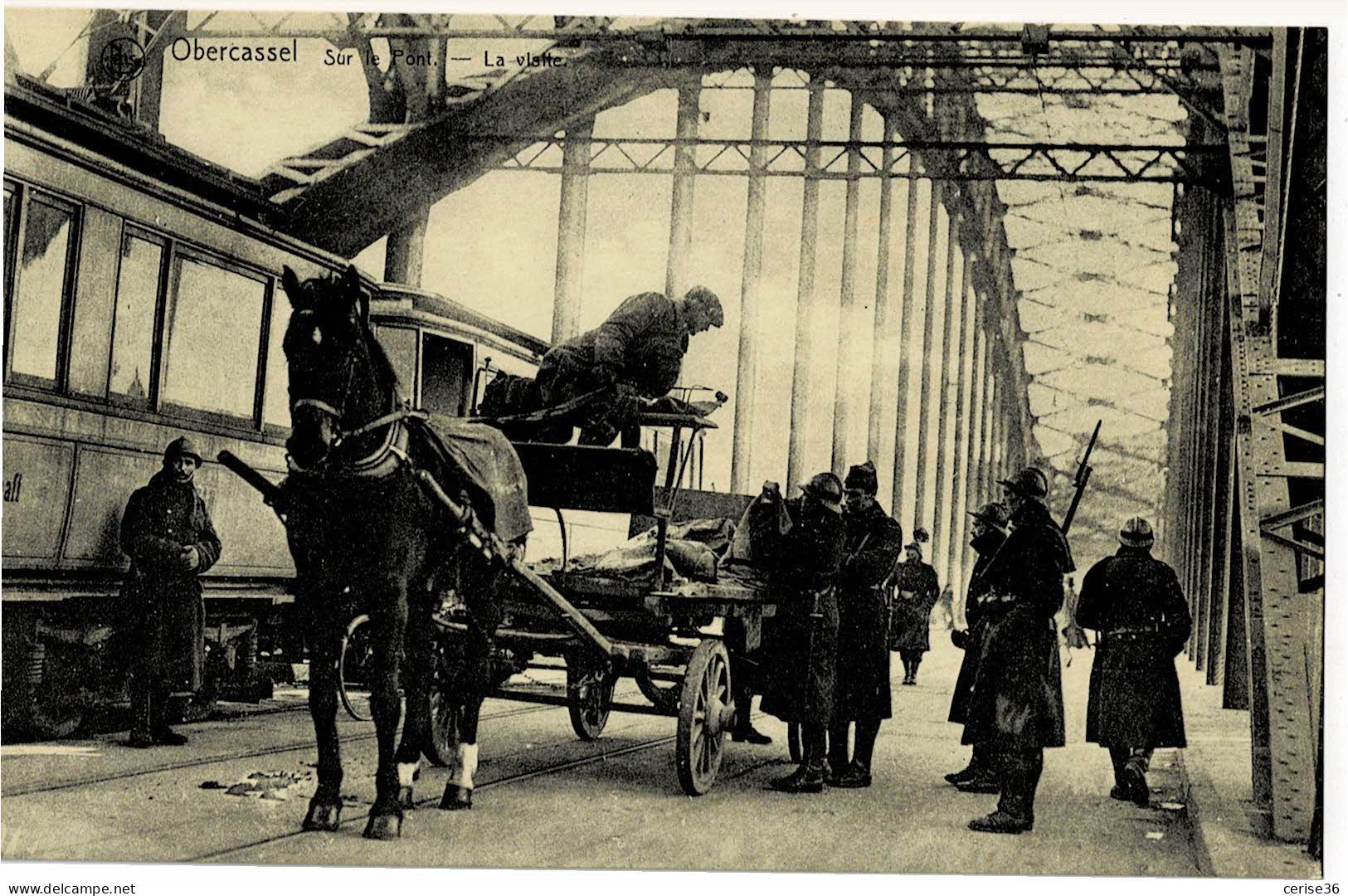 Obercassel Sur La Pont La Visite - Guerre 1939-45