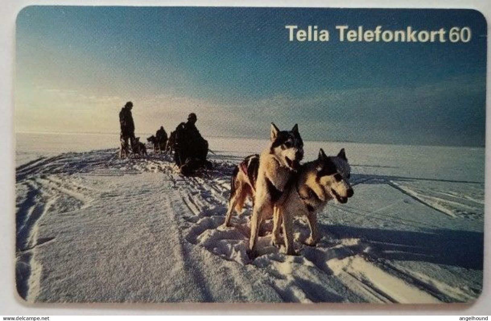 Sweden 60Mk. Chip Card - Dogsled - Suède