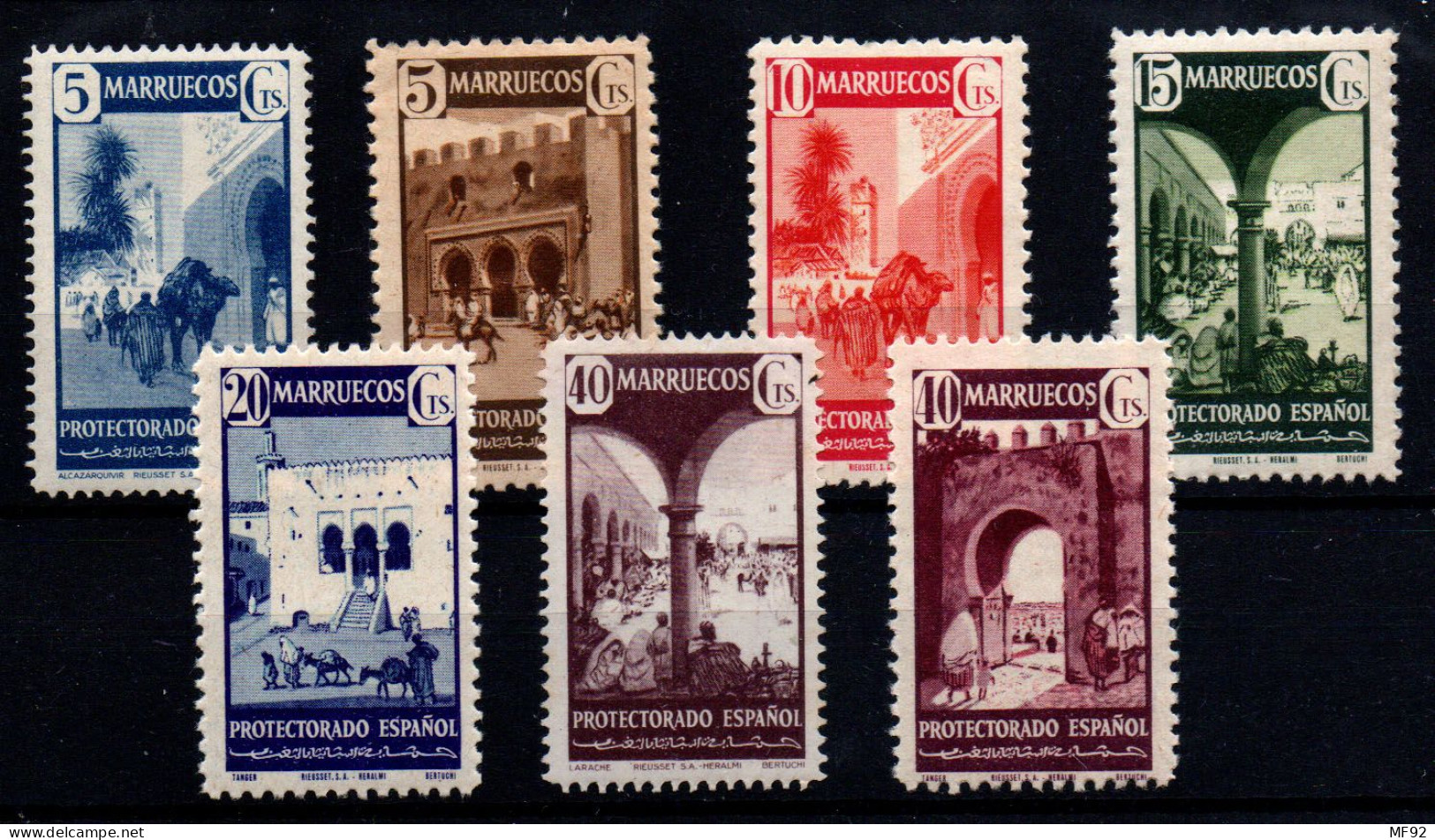 Marruecos Español Nº 234/40. Año 1941 - Maroc Espagnol