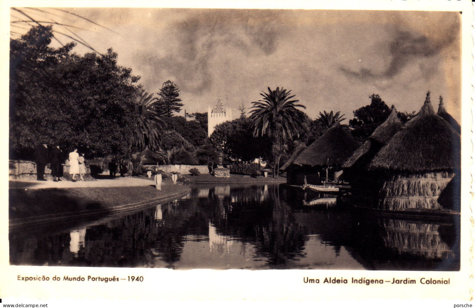 Exposição Do Mundo Português 1940 Uma Aldeia Indígena Jardim Colonial - Autres & Non Classés