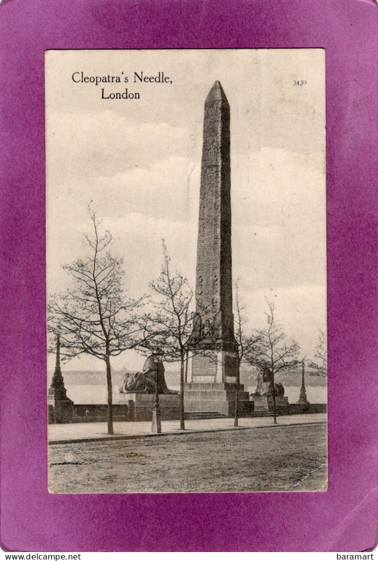 LONDON Cleopatra's Needle - Autres & Non Classés