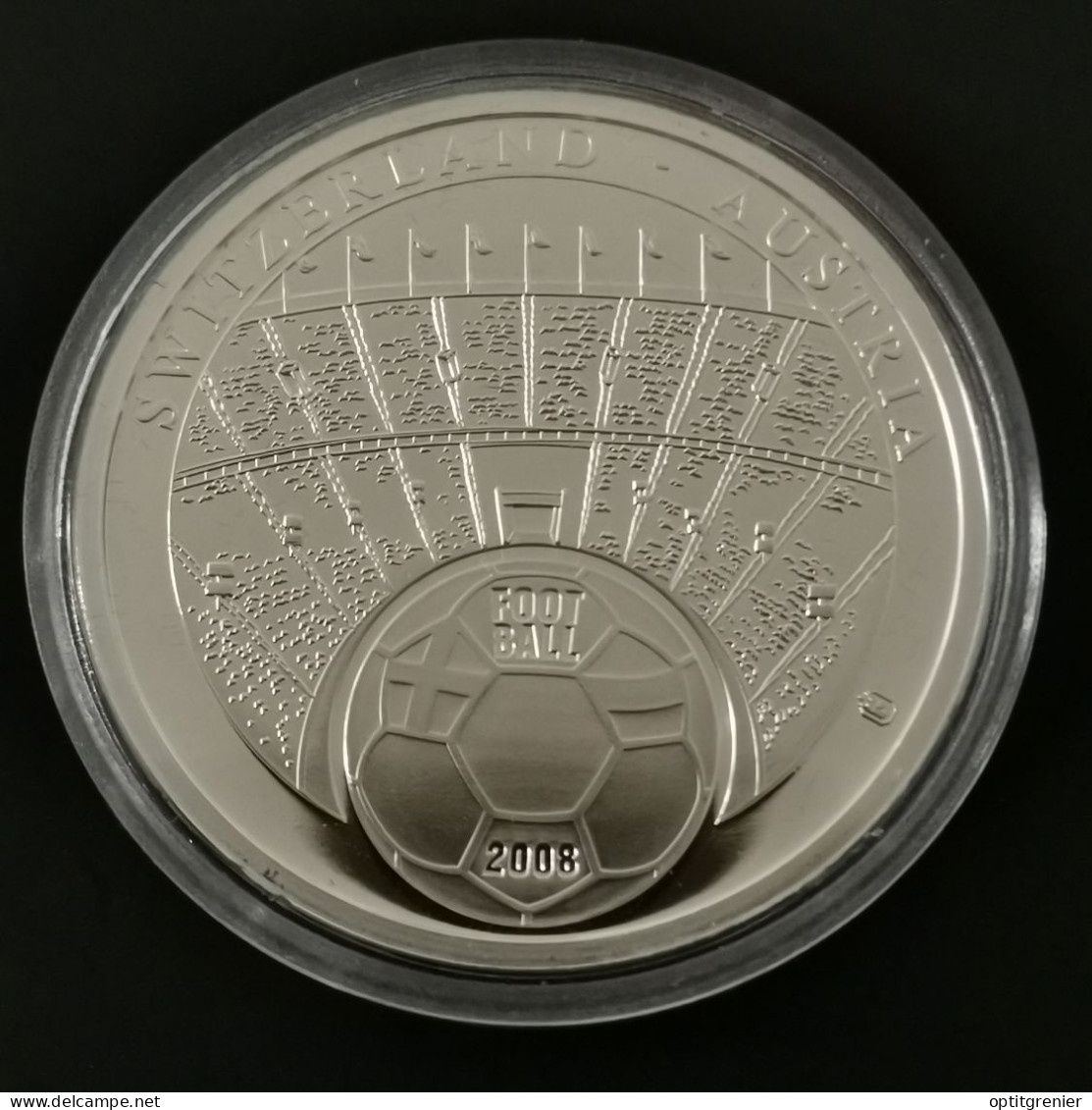 MEDAILLE 40 Mm FOOTBALL EURO 2008 AUTRICHE - Other & Unclassified