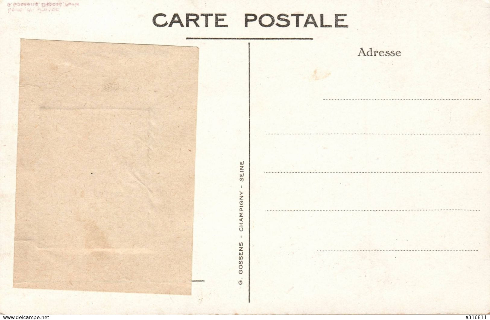 Correspondance Fillette En Medaillon - Autres & Non Classés