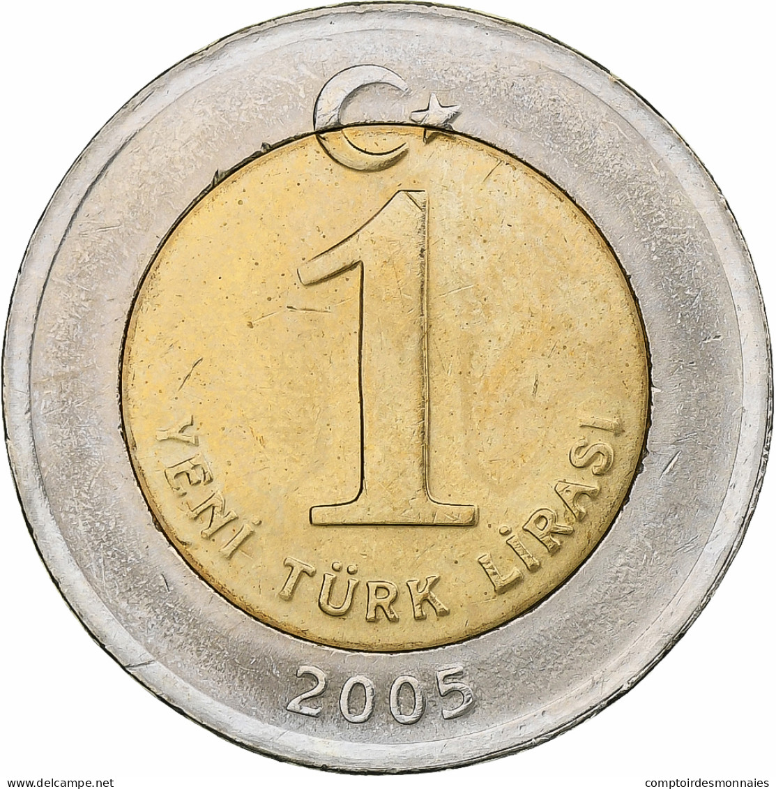 Turquie, Lira, 2005, Bimétallique, SPL+, KM:1169 - Turchia