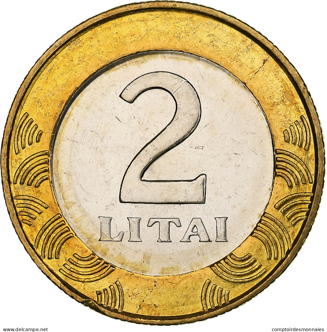 Lituanie, 2 Litai, 1999, Bimétallique, SPL+, KM:112 - Lituanie