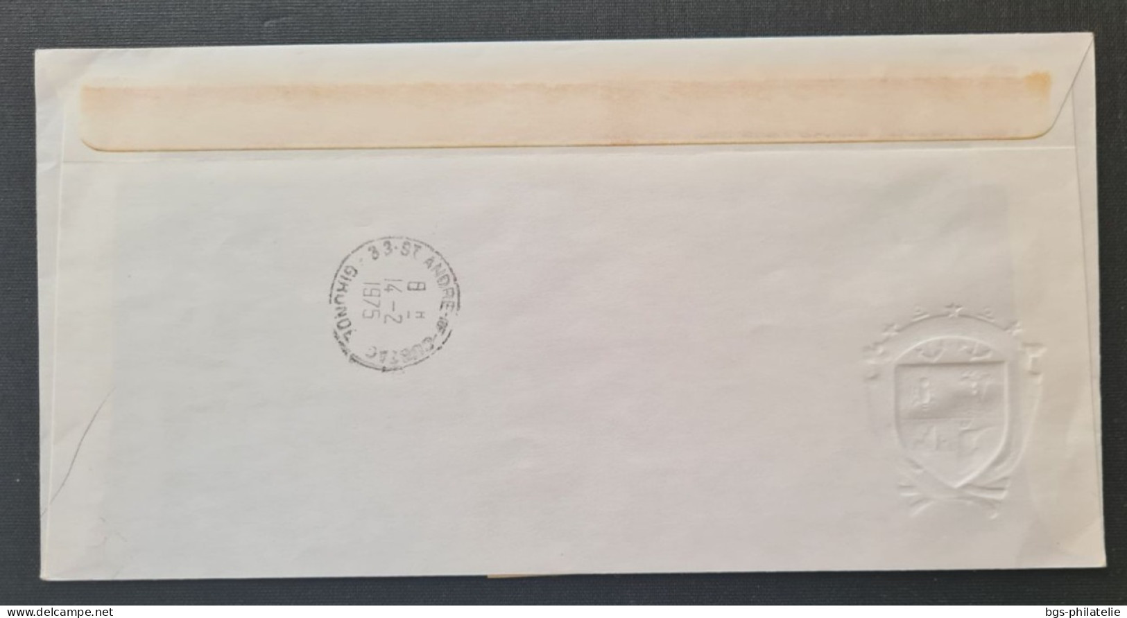 TAAF,  Timbre Numéro PA 38 × 2 Oblitérés De St PAUL Le 20/1/1975. - Brieven En Documenten
