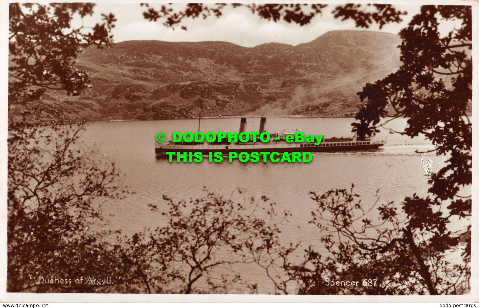 R513720 Duchess Of Argyll. Spencer. RP. Postcard - Mundo