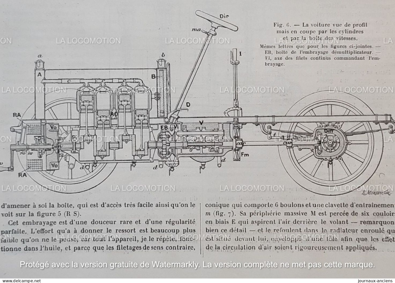 1902 Rare Revue Automobile " LA LOCOMOTION " - LA VOITURE HAUTIER - DOUBLE PHAÉTON 2 CYLINDRES