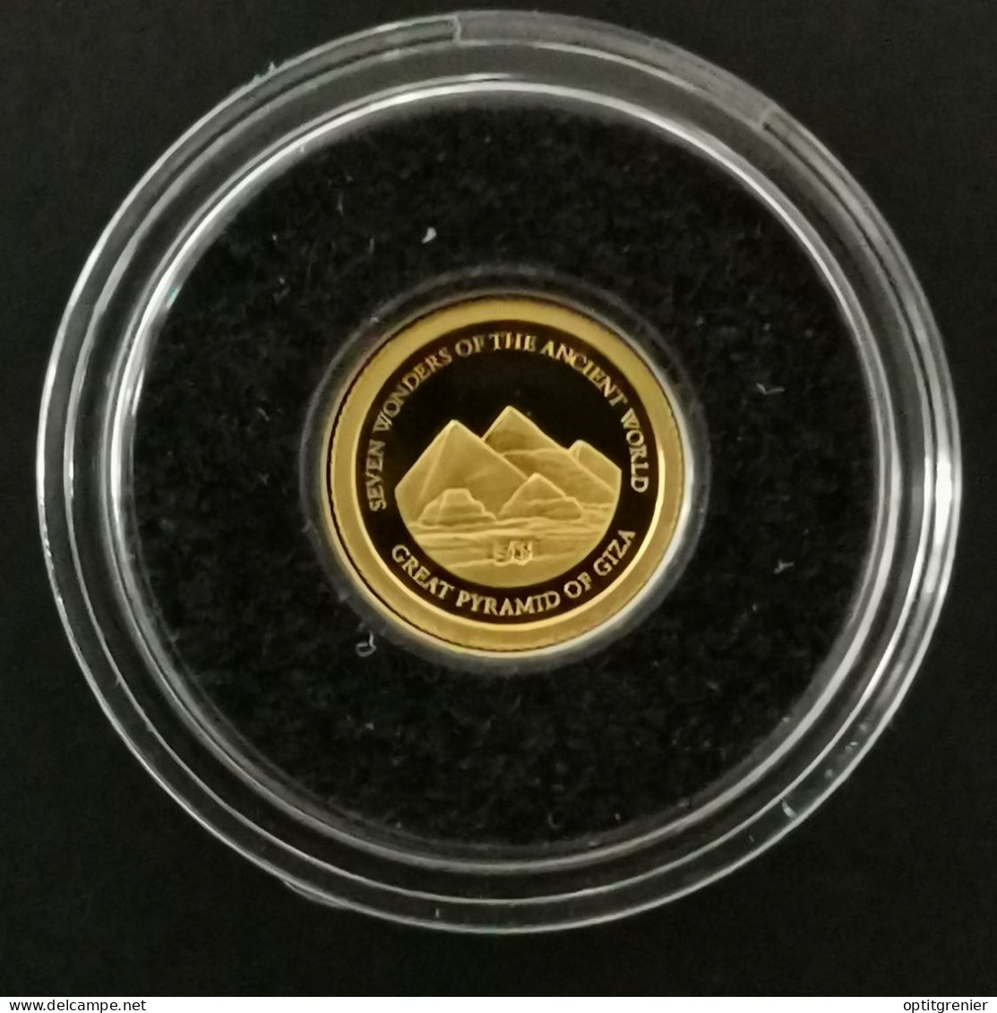 5 DOLLARS OR 2011 BE LA PYRAMIDE DE KHEOPS ILES SALOMON / GOLD / 0.5g Or 585 + CERTIFICAT - Solomon Islands