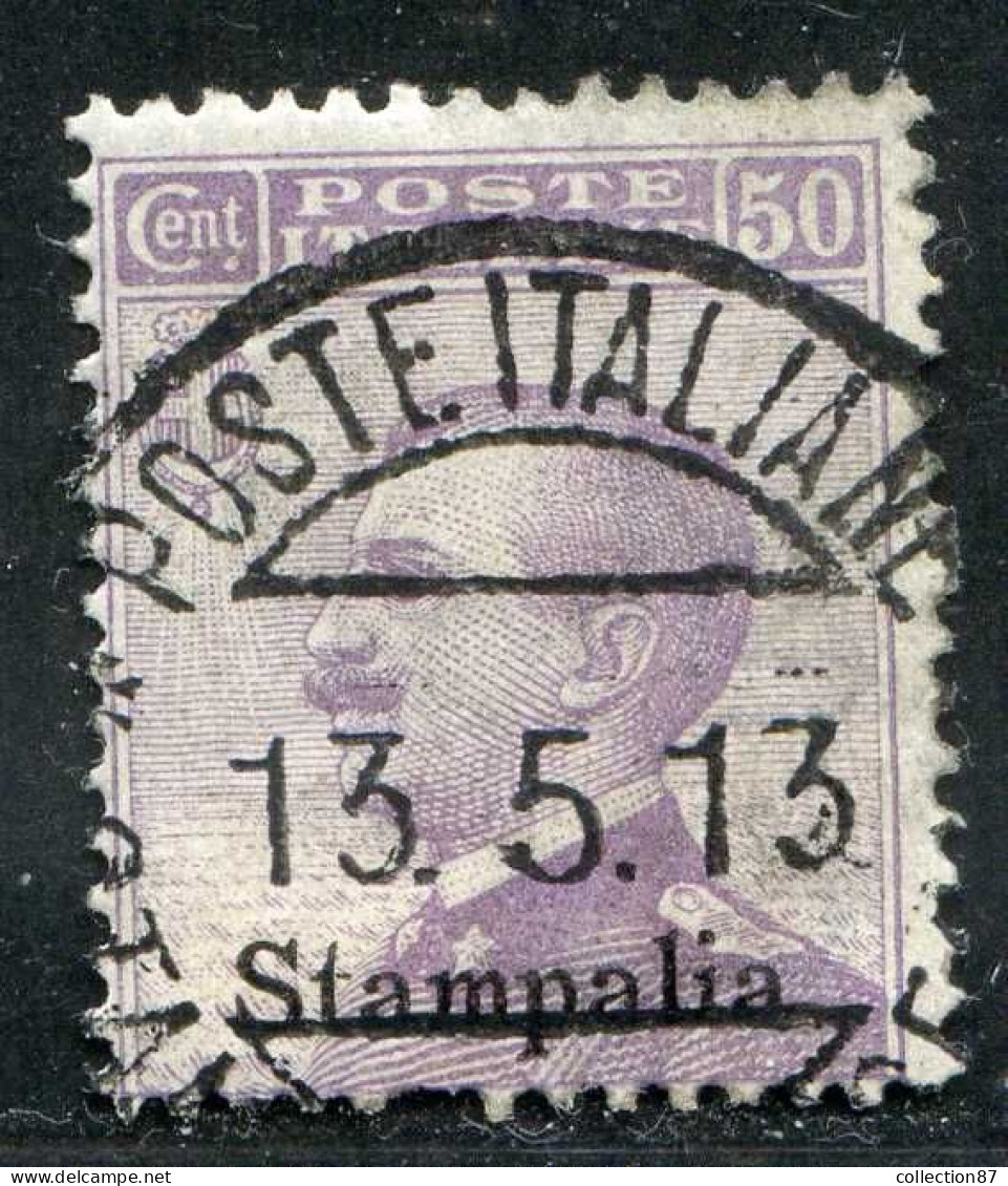 REF094 > ITALIE STAMPALIA EGÉE < Yv N° 8 Ø Beau Cachet Oblitéré Dos Visible -- Used Ø - Egée (Stampalia)