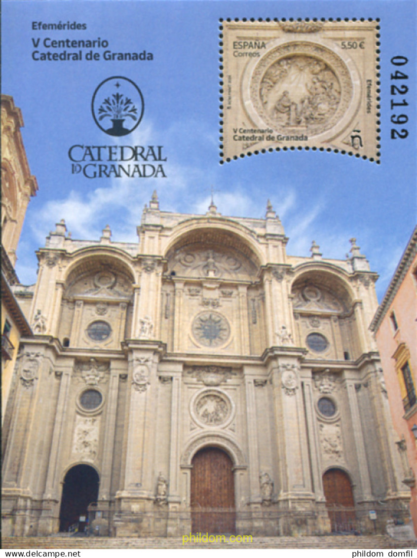 730062 MNH ESPAÑA 2024 EFEMÉRIDES. V CENTENARIO CATEDRAL DE GRANADA. - Neufs